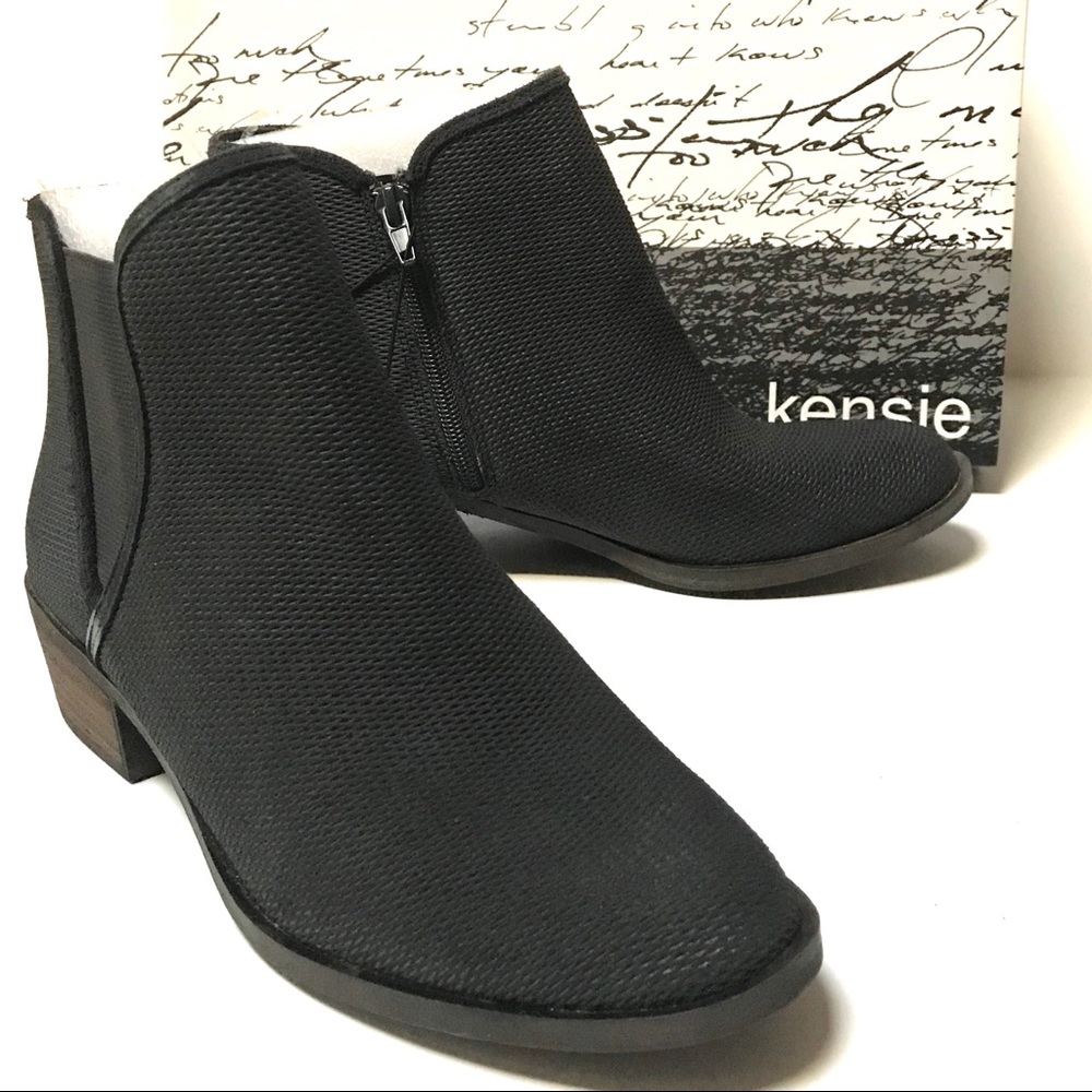 Kensie Suede Ankle Boots